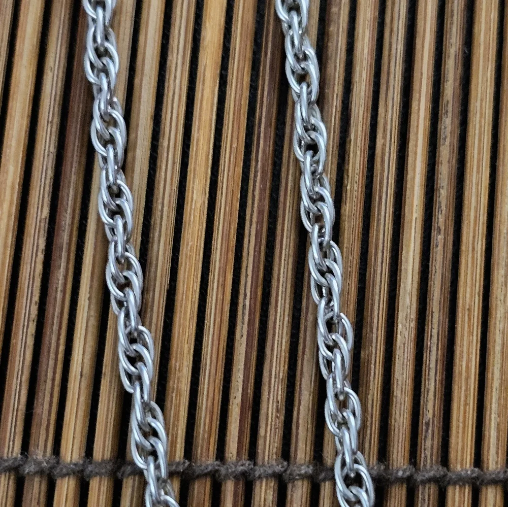 Sterling Silver Chain Necklace (Vintage) - Picture 3 of 10